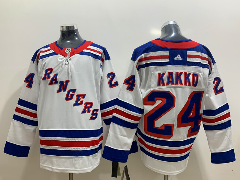 Men's New York Rangers Kaapo Kakko #24 White Jersey
